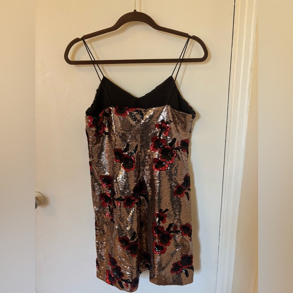 Sam Edelman Sequin Florals Mini Dress - Picture 2 of 5